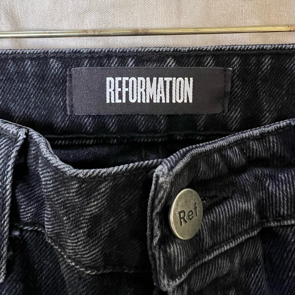 Reformation wide leg culote jeans